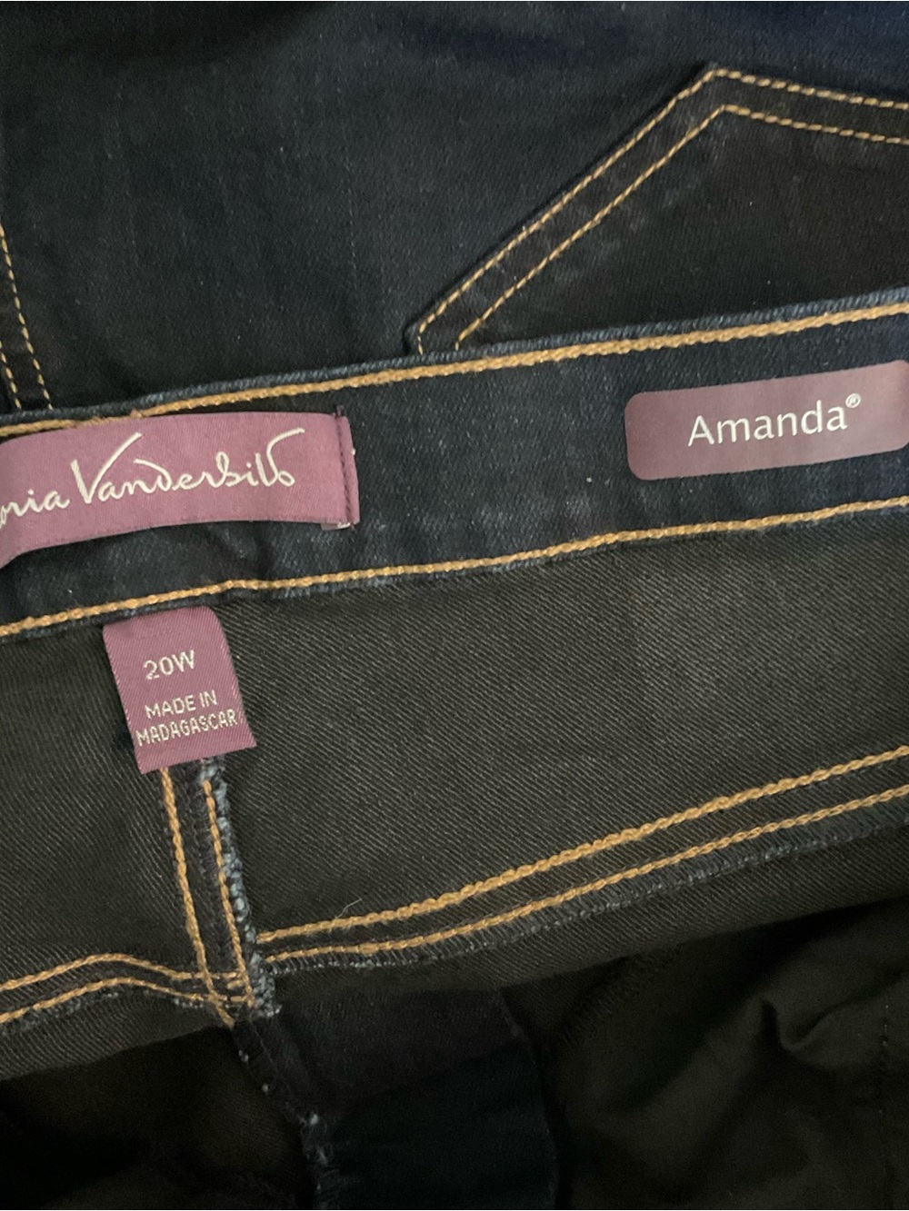 Gloria Vanderbilt Amanda Jeans 20W Short - Picture 4 of 5